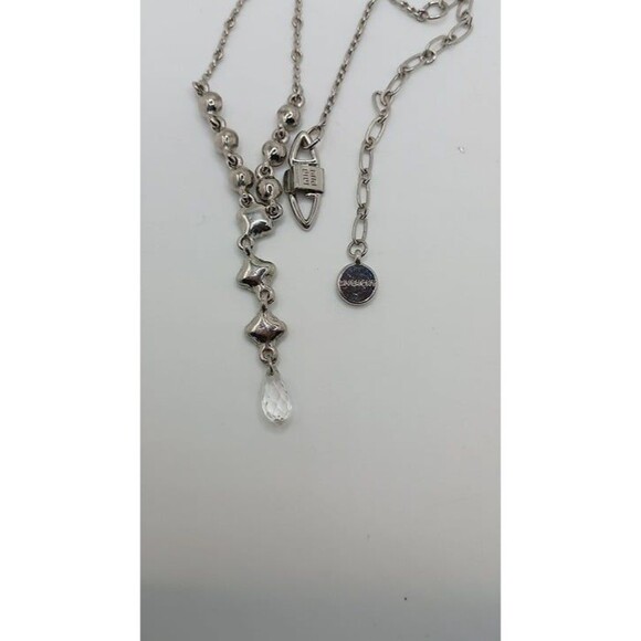 GIVENCHY Dazzling Designer Crystal Necklace Signed - Picture 9 of 9